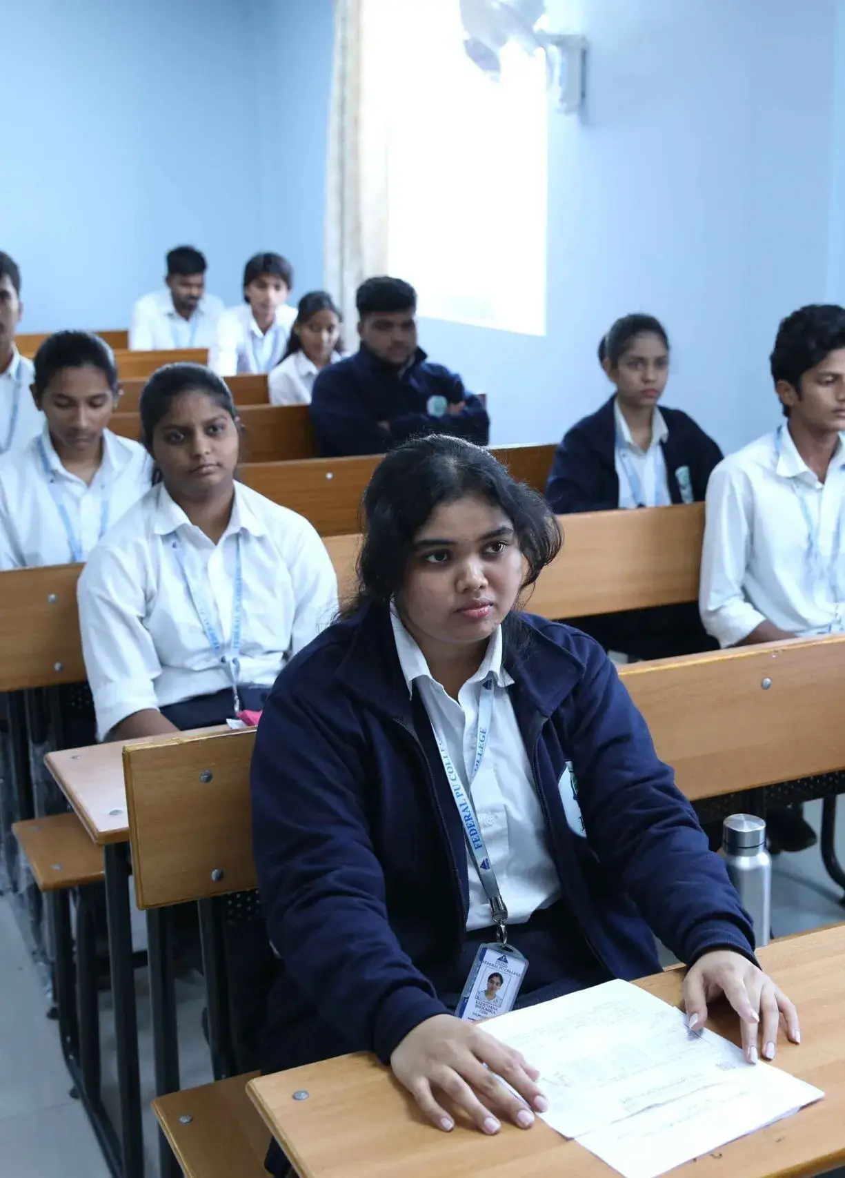 Student attending IIT JEE coaching classes in Bangalore